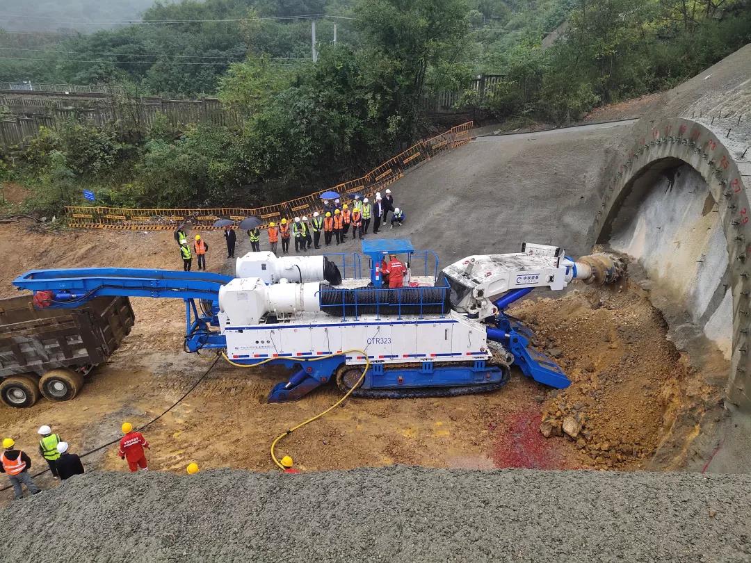 【大干100天】始發(fā)！中鐵裝備懸臂掘進(jìn)機(jī)亮劍安徽巢馬鐵路