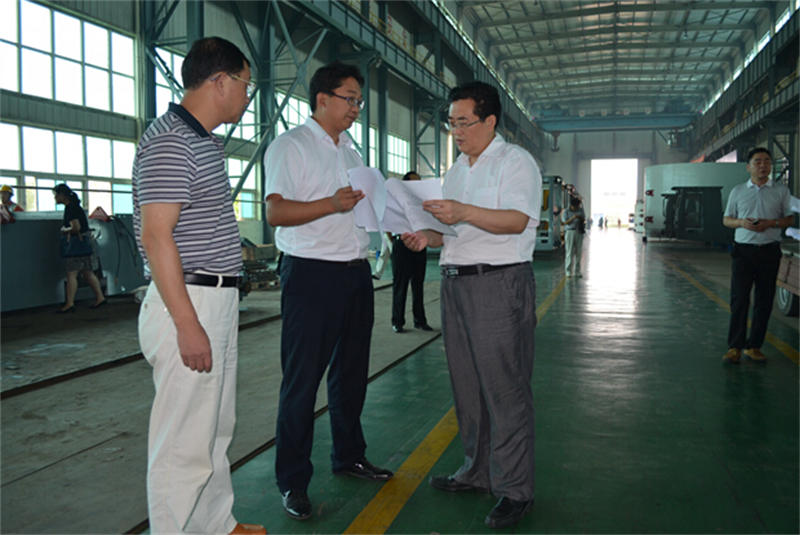 河南新鄉副市長王玉民到中鐵工程裝備集團設備公司調研