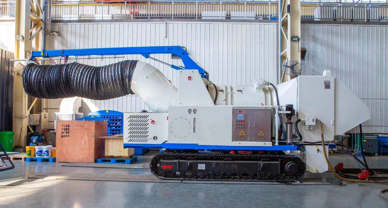 綠色施工，環保掘進——中鐵裝備自主研發隧道除塵車成功應用